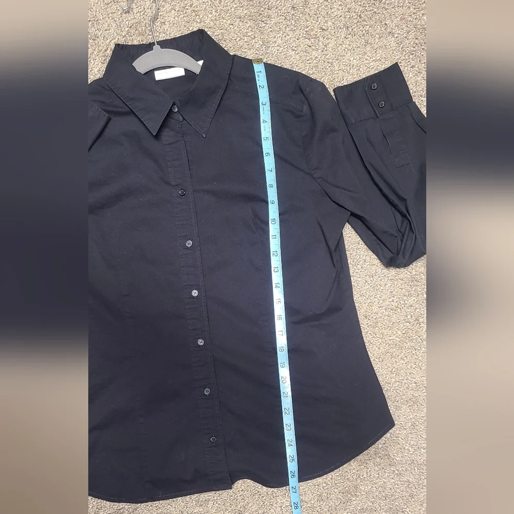 Classic Black Button-Up Shirt - Picture 4 of 7